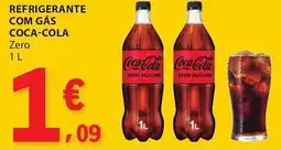 E.Leclerc Refrigerante com gás coca-cola zero promoção