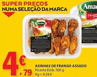Asinhas de frango assado