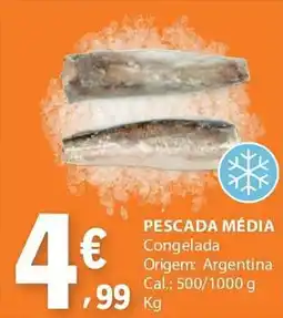 E.Leclerc Pescada média congelada promoção