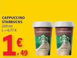 E.Leclerc Cappuccino starbucks promoção