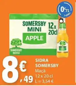 E.Leclerc Sidra somersby promoção