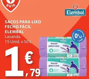E.Leclerc Sacos para lixo fecho fácil elembal promoção