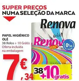 E.Leclerc Papel higiénico olé renova promoção
