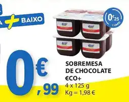 E.Leclerc Sobremesa de chocolate €co+ promoção