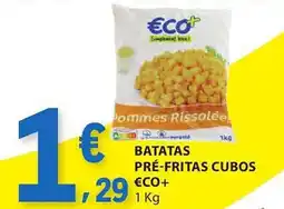 E.Leclerc Batatas pré-fritas cubos €co+ promoção