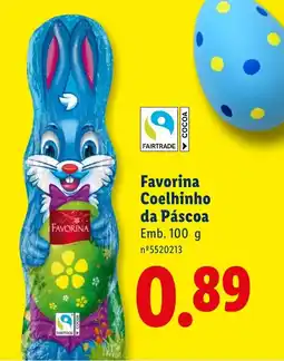 Lidl Favorina Coelhinho da Páscoa promoção