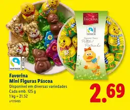 Lidl Favorina Mini Figuras Páscoa promoção