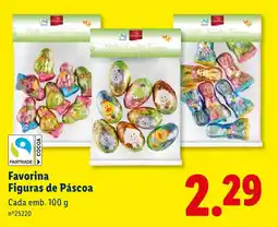 Lidl Favorina Figuras de Páscoa Cada promoção