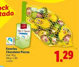 Lidl Favorina Chocolates Páscoa promoção