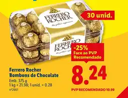 Lidl Ferrero Rocher Bombons de Chocolate promoção