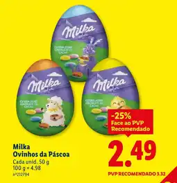 Lidl Milka Ovinhos da Páscoa promoção