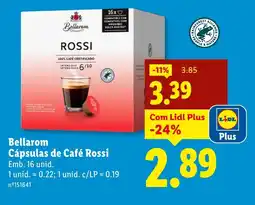 Lidl Bellarom Cápsulas de Café Rossi promoção
