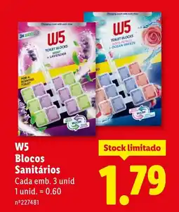 Lidl W5 Blocos Sanitários promoção