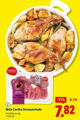 Lidl Meio Coelho Desmanchado promoção