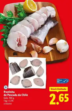 Lidl Postinha de Pescada do Chile promoção