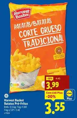 Lidl Harvest Basket Batatas Pré-Fritas promoção