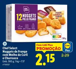 Lidl Chef Select Nuggets de Frango com Molho de Caril e Churrasco promoção