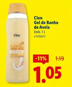 Lidl Cien Gel de Banho de Aveia promoção