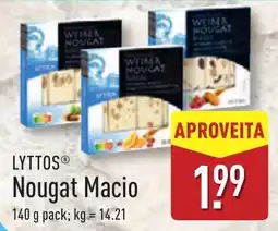 ALDI LYTTOS Nougat Macio promoção