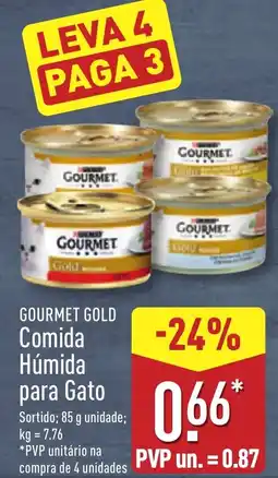 ALDI GOURMET GOLD Comida Húmida para Gato promoção