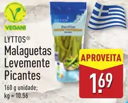 ALDI LYTTOS Malaguetas Levemente Picantes promoção