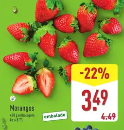 ALDI Morangos promoção