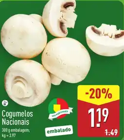 ALDI Cogumelos Nacionais promoção