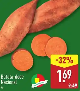 ALDI Batata-doce Nacional promoção
