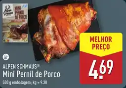 ALDI ALPEN SCHMAUS Mini Pernil de Porco promoção