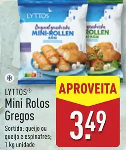 ALDI LYTTOS Mini Rolos Gregos promoção