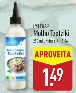 ALDI LYTTOS Molho Tzatziki promoção