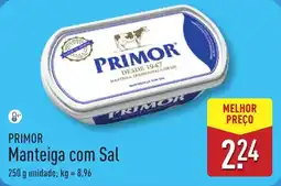 ALDI PRIMOR Manteiga com Sal promoção