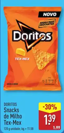 ALDI DORITOS Snacks de Milho Tex-Mex promoção