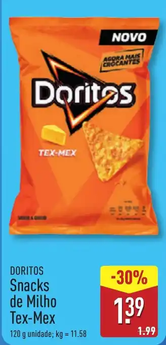 ALDI DORITOS Snacks de Milho Tex-Mex promoção