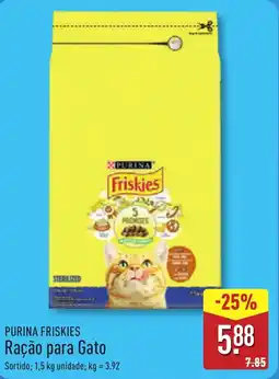 ALDI PURINA FRISKIES Ração para Gato promoção