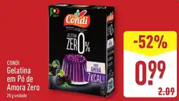 ALDI CONDI Gelatina em Pó de Amora Zero promoção