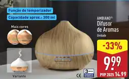 ALDI AMBIANO Difusor de Aromas promoção
