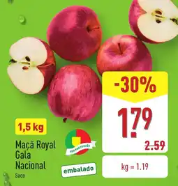 ALDI Maçã Royal Gala Nacional promoção