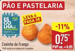ALDI Coxinha de Frango promoção