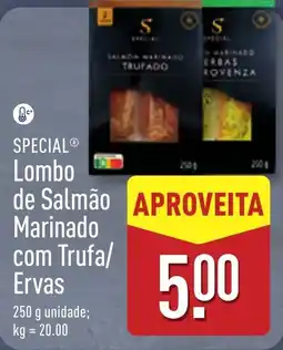 ALDI SPECIAL Lombo de Salmão Marinado com Trufa/ Ervas promoção