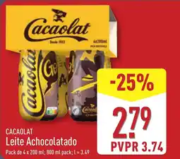 ALDI CACAOLAT Leite Achocolatado promoção