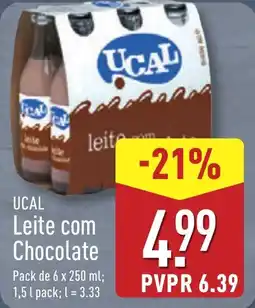 ALDI UCAL Leite com Chocolate promoção