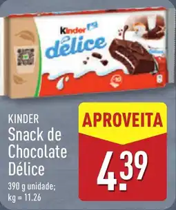 ALDI KINDER Snack de Chocolate Délice promoção