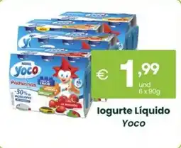 Roque Supermercados logurte Líquido Yoco promoção