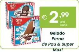 Roque Supermercados Gelado Perna de Pau & Super Maxi promoção
