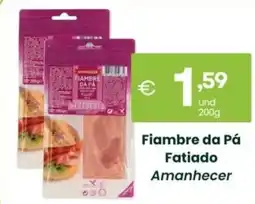 Roque Supermercados Fiambre da Pá Fatiado Amanhecer promoção