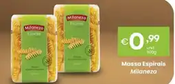 Roque Supermercados Massa Espirais Milaneza promoção