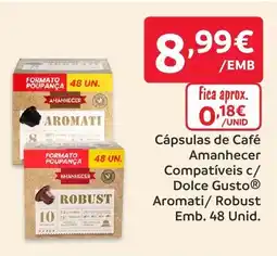 Amanhecer Cápsulas de Café Amanhecer Compatíveis c/ Dolce Gusto® Aromati/ Robust promoção