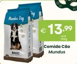Roque Supermercados Comida Cão Mundus promoção