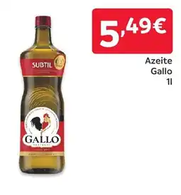 Amanhecer Azeite Gallo promoção